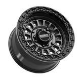 MetalFX Satin Black w/ Gloss Black Ring Sicario Beadlock