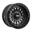 MetalFX Satin Black w/ Gloss Black Ring Sicario R Beadlock