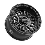 MetalFX Satin Black w/ Gloss Black Ring Sicario R Beadlock