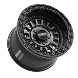 MetalFX Satin Black w/ Gloss Black Ring Sicario R Beadlock