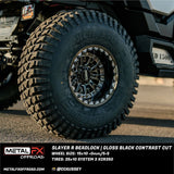 MetalFX Slayer R Beadlock - Gloss Black Contrast Cut