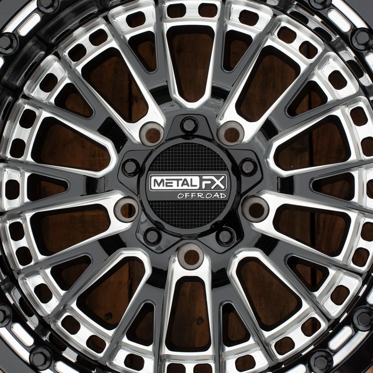 MetalFX Slayer R Beadlock - Gloss Black Contrast Cut