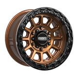 MetalFX Smoked Bronze Rampage 6R Beadlock w/ Gloss Black Ring