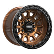 MetalFX Smoked Bronze Rampage 6R Beadlock w/ Gloss Black Ring