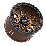 MetalFX Smoked Bronze Rampage 6R Beadlock w/ Gloss Black Ring