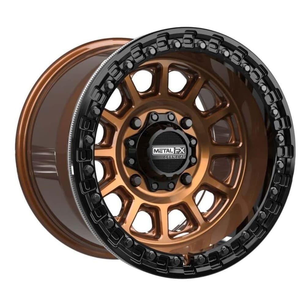 MetalFX Smoked Bronze Rampage Beadlock w/ Gloss Black Ring