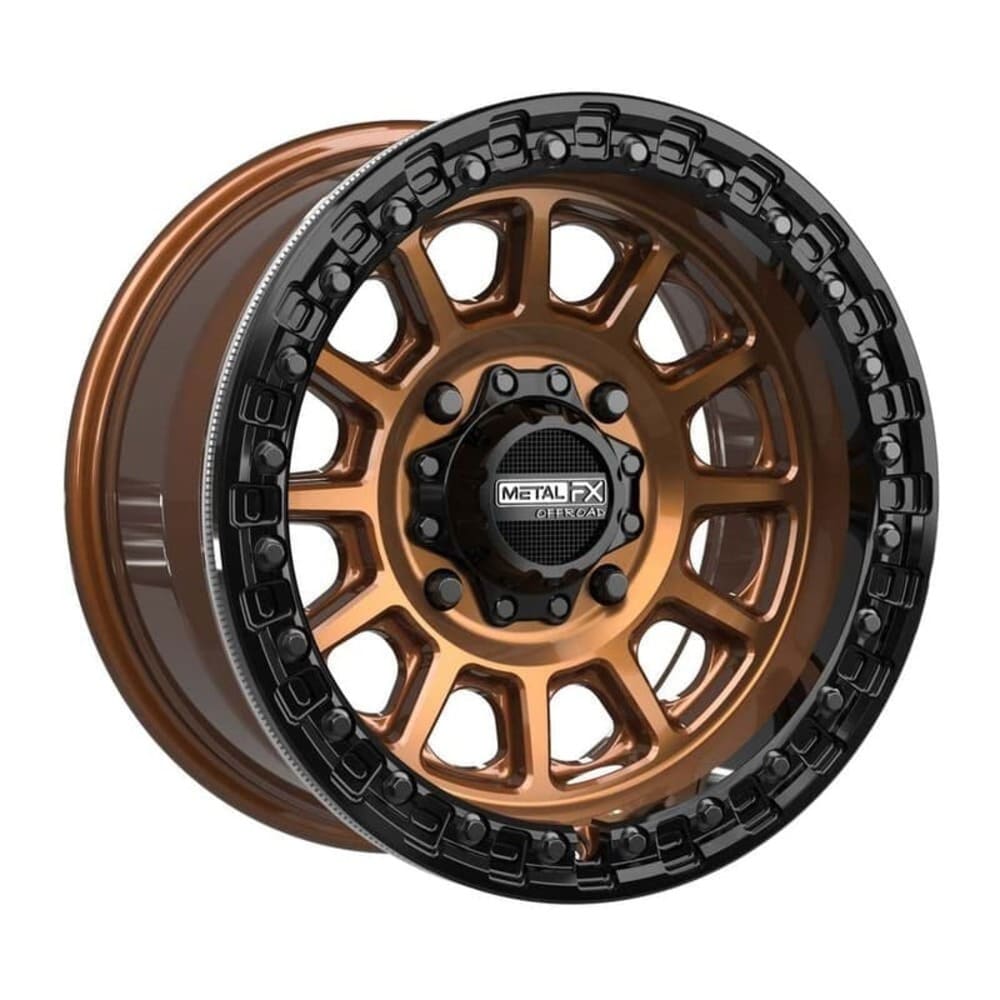 MetalFX Smoked Bronze Rampage Beadlock w/ Gloss Black Ring