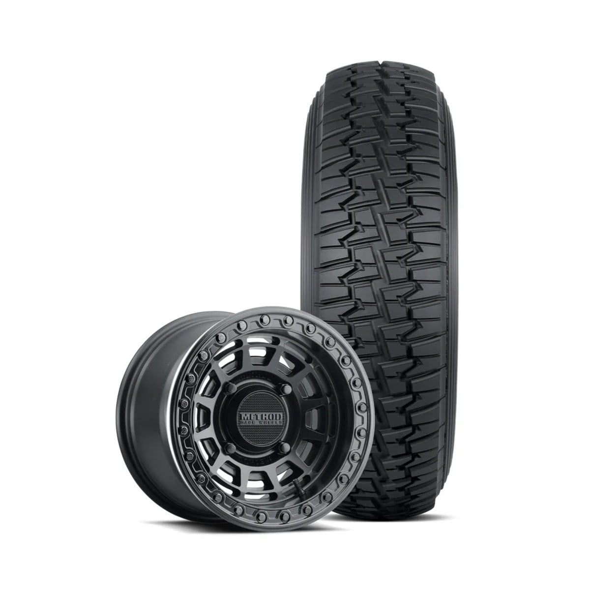 Method 415 UTV Beadlock Wheel Double Black & Tensor DSR Tire