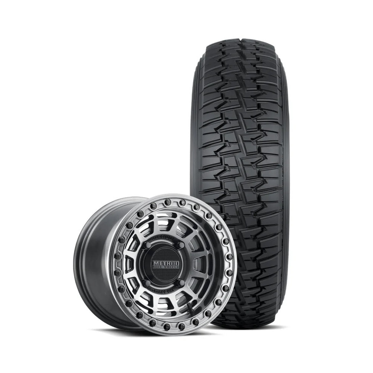 Method 415 UTV Beadlock Wheel Gloss Graphite & Tensor DSR Tire