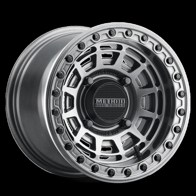 Method 415 UTV Beadlock Wheel - Gloss Graphite with Gloss Graphite Ring