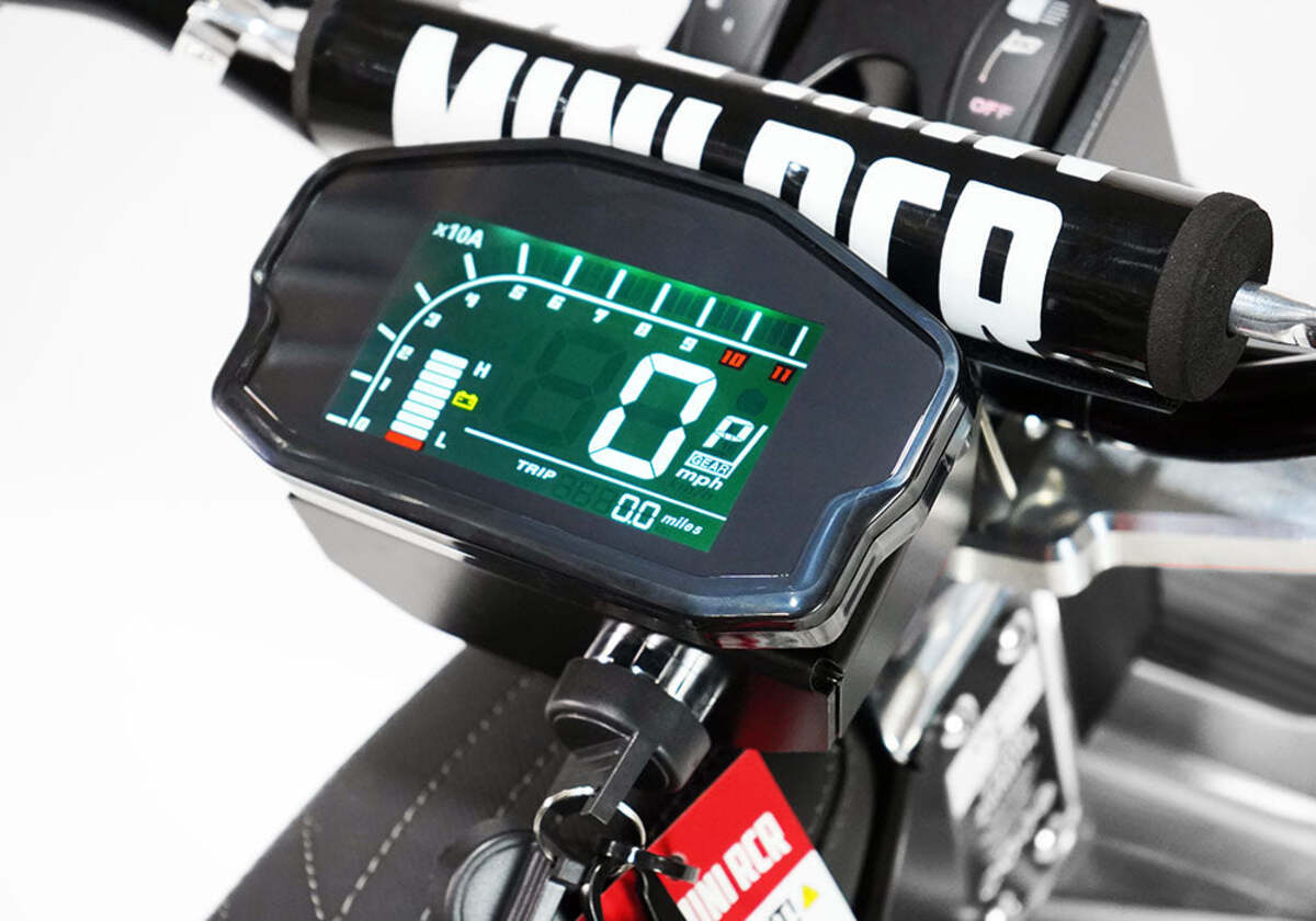 Mini RCR F2 Two Wheeler Electric Bike Black W/ Black Carbon Fenders