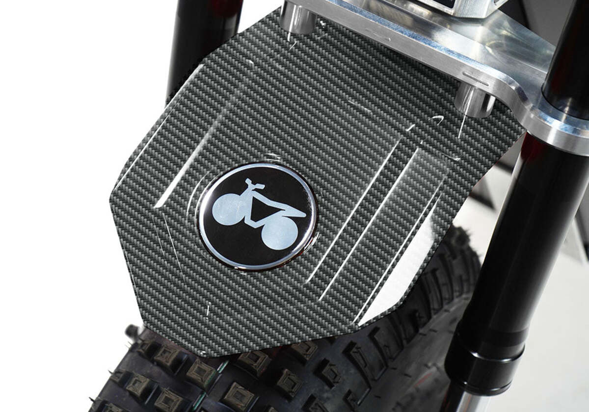 Mini RCR F2 Two Wheeler Electric Bike Black W/ Black Carbon Fenders