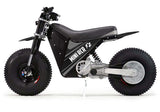 Mini RCR F2 Two Wheeler Electric Bike Black W/ Black Carbon Fenders