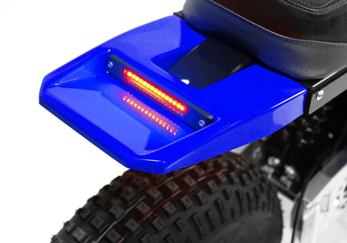 Mini RCR F2 Two Wheeler Electric Bike Blue W/ Blue Fenders