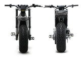 Mini RCR F2 Two Wheeler Electric Bike Red W/ Black Carbon Fenders