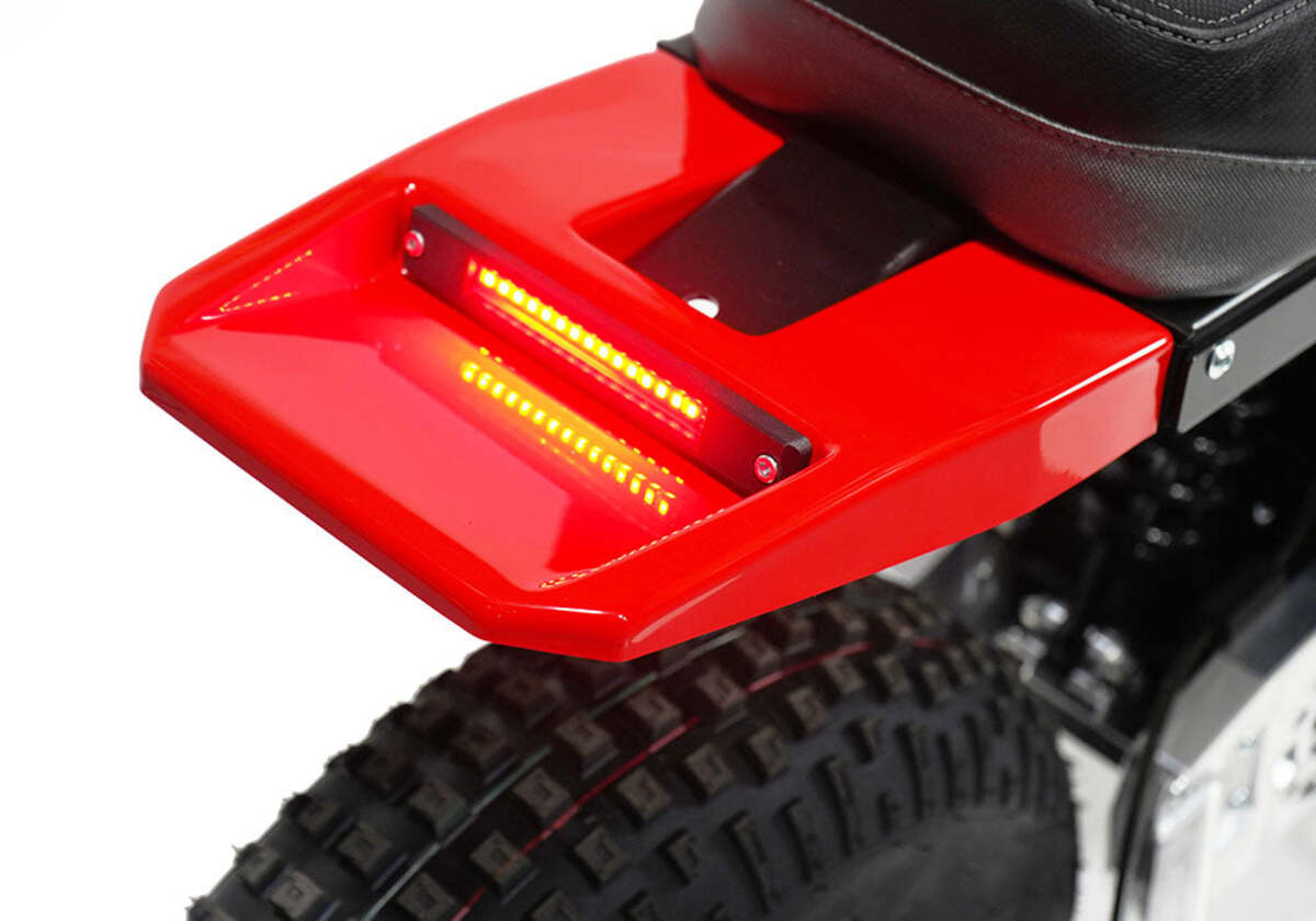 Mini RCR F2 Two Wheeler Electric Bike Red W/ Red Fenders