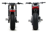 Mini RCR F2 Two Wheeler Electric Bike Red W/ Red Fenders