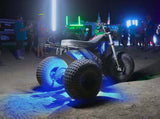 Mini RCR Micro Billet Wired Blue Rock Light Kit