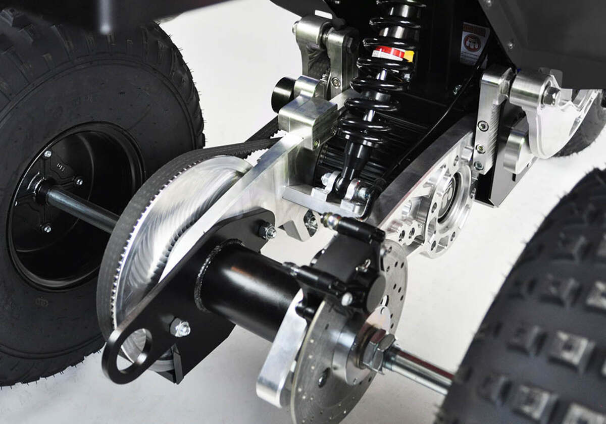 Mini RCR T3 Three Wheeler Electric Bike Black W/ Black Carbon Fenders