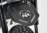 Mini RCR T3 Three Wheeler Electric Bike Blue W/ Black Carbon Fenders