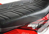Mini RCR T3 Three Wheeler Electric Bike Red W/ Black Carbon Fenders