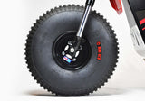 Mini RCR T3 Three Wheeler Electric Bike Red W/ Red Fenders