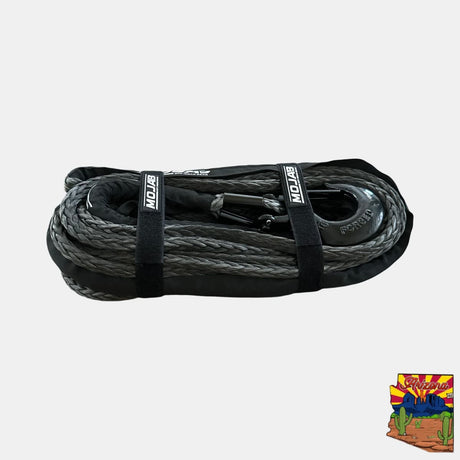 Mojab Off-Road 1/2" x 78' Synthetic Winch Rope With Removable Forged Winch Hook