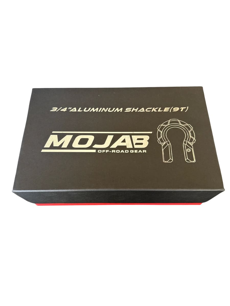 Mojab Off-Road 3/4'' Extreme Duty Aluminum D-Shackle Set - 9T
