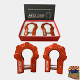 Mojab Off-Road 3/4'' Extreme Duty Aluminum D-Shackle Set - 9T