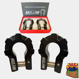 Mojab Off-Road 3/4'' Extreme Duty Aluminum D-Shackle Set - 9T