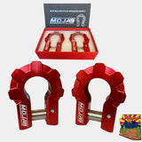 Mojab Off-Road 3/4'' Extreme Duty Aluminum D-Shackle Set - 9T