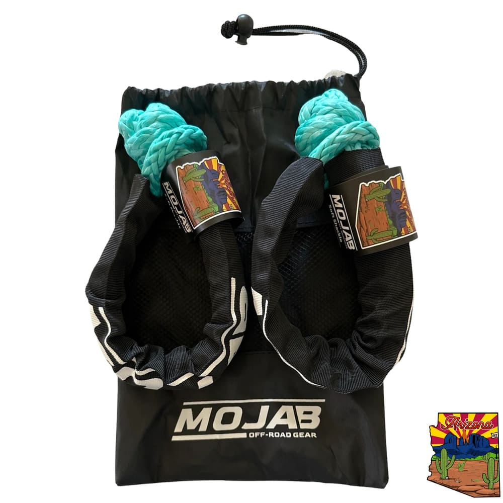 Mojab Off-Road 3/8'' x 22” Set of 2 Soft Shackles with sleeve and bag