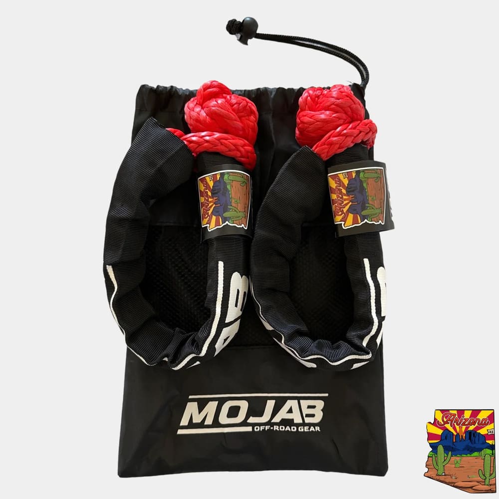 Mojab Off-Road 3/8'' x 22” Set of 2 Soft Shackles with sleeve and bag
