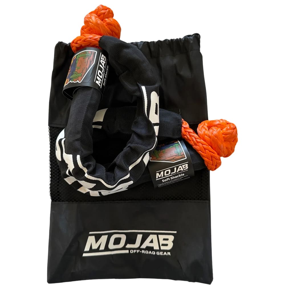 Mojab Off-Road 3/8'' x 22” Set of 2 Soft Shackles with sleeve and bag