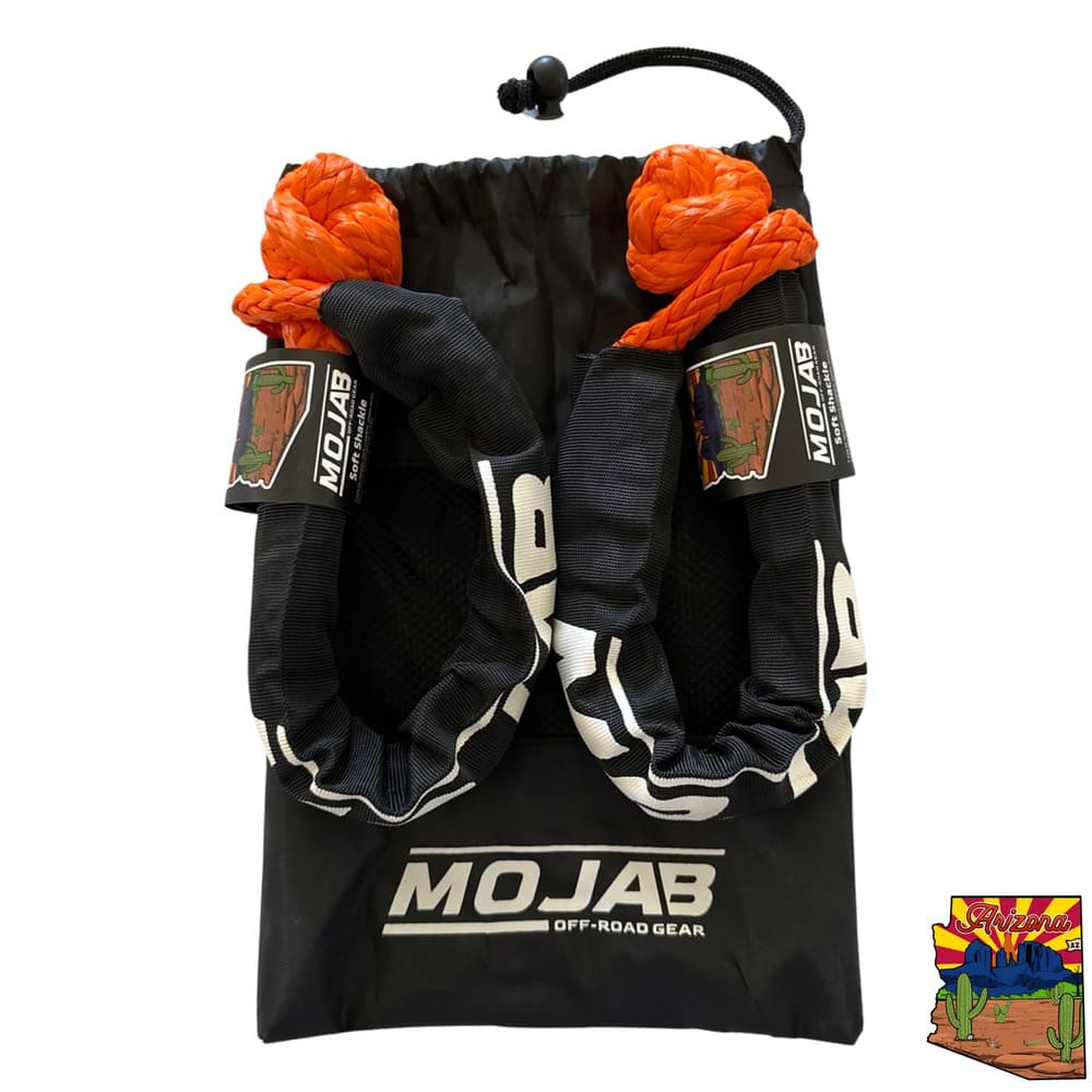 Mojab Off-Road 3/8'' x 22” Set of 2 Soft Shackles with sleeve and bag