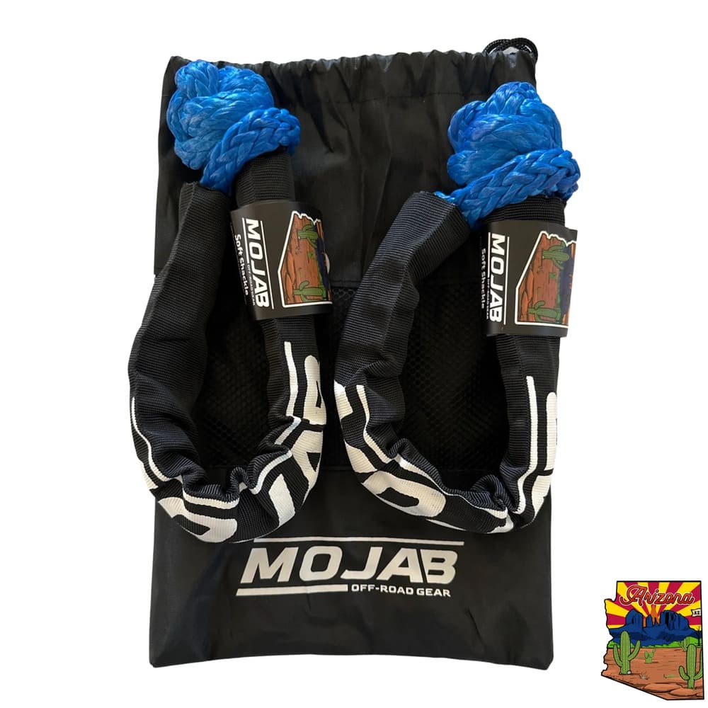 Mojab Off-Road 3/8'' x 22” Set of 2 Soft Shackles with sleeve and bag