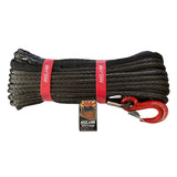 Mojab Off-Road 3/8" x 85' Synthetic Winch Rope with Forged Winch Hook
