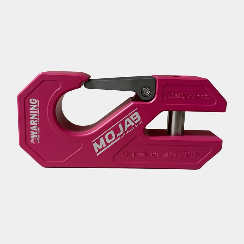 Mojab Off-Road Aluminum Closed Latch & Winch Shackle