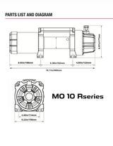 Mojab Off-Road MO10.0 Competition Electric Winch