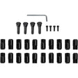 Moose Utility 12 mm x 1.50 Flat Lug Nuts w/ Valve Stems - 20 Pack