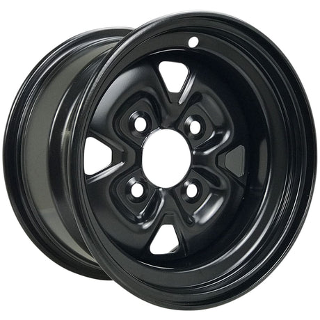 Moose Utility 12x7 - 4/156 - 4+3 Black Steel Wheel