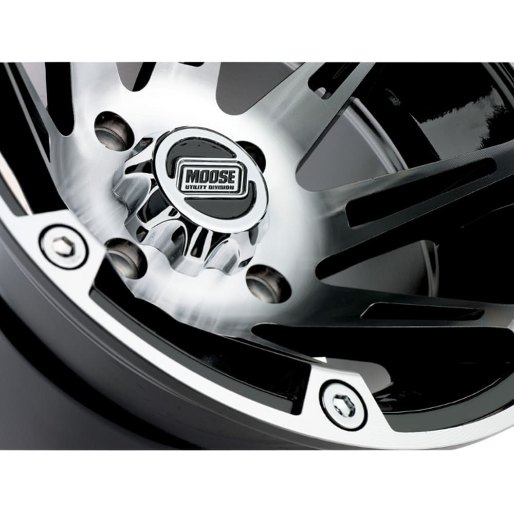 Moose Utility Can-Am Maverick 1000R 387X Machined Standard LIP Black Wheel