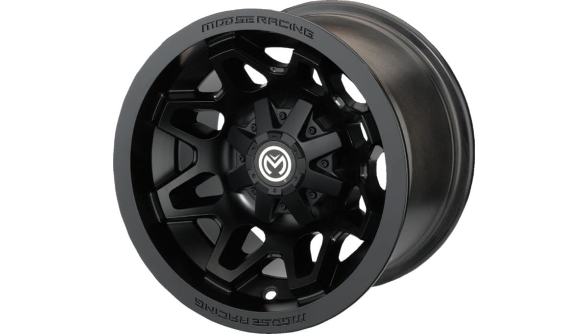 Moose Utility '23 Polaris General XP 1000 Black Front /Rear 416X Standard LIP Wheel