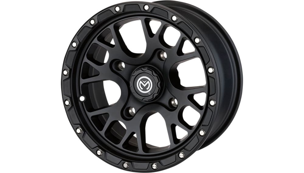 Moose Utility '23 Polaris General XP 1000 Black Front/Rear 545X Standard LIP Wheel