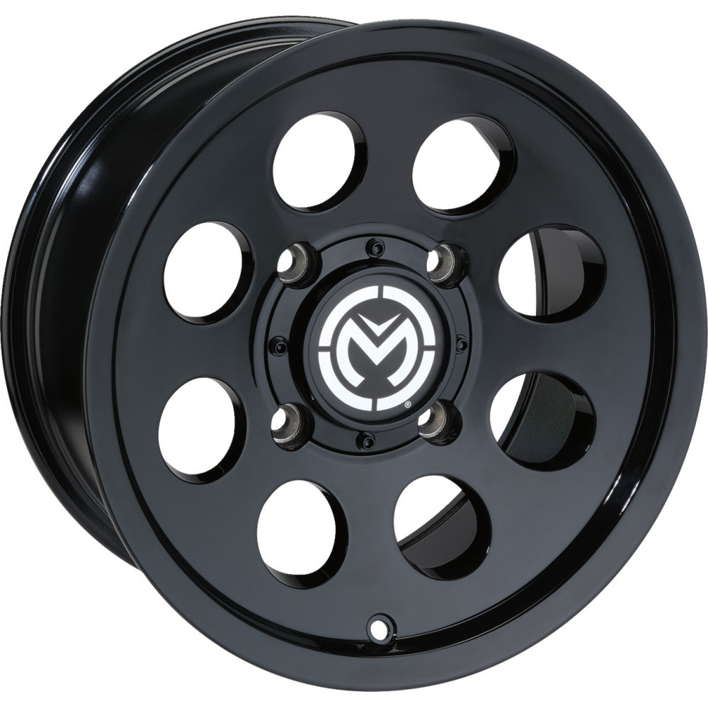 Moose Utility 26X Front/ Rear Black Wheel - 14x7 - 4/136 - 4+3