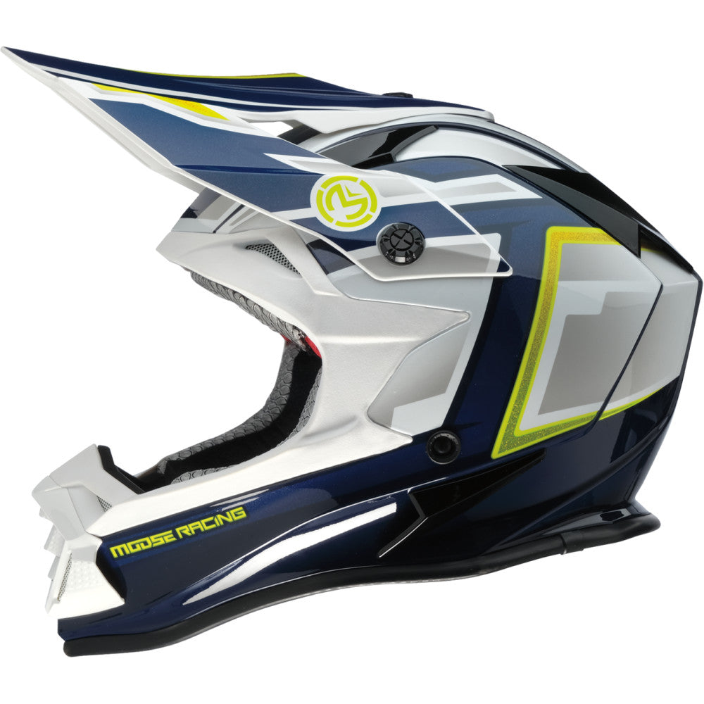 Moose Utility 2XL MR3 F.A.F. Helmet - White/Navy/Green