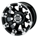 Moose Utility 14x8 - 4/156 - 4+4 Black Rear 393X Wheel