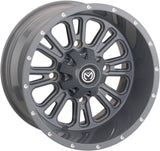Moose Utility 399X Beadlock Wheel - Matte Gray