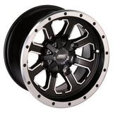 Moose Utility 548X Beadlock Wheel - Matte Black/Machined