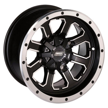 Moose Utility 548X Beadlock Wheel - Matte Black/Machined